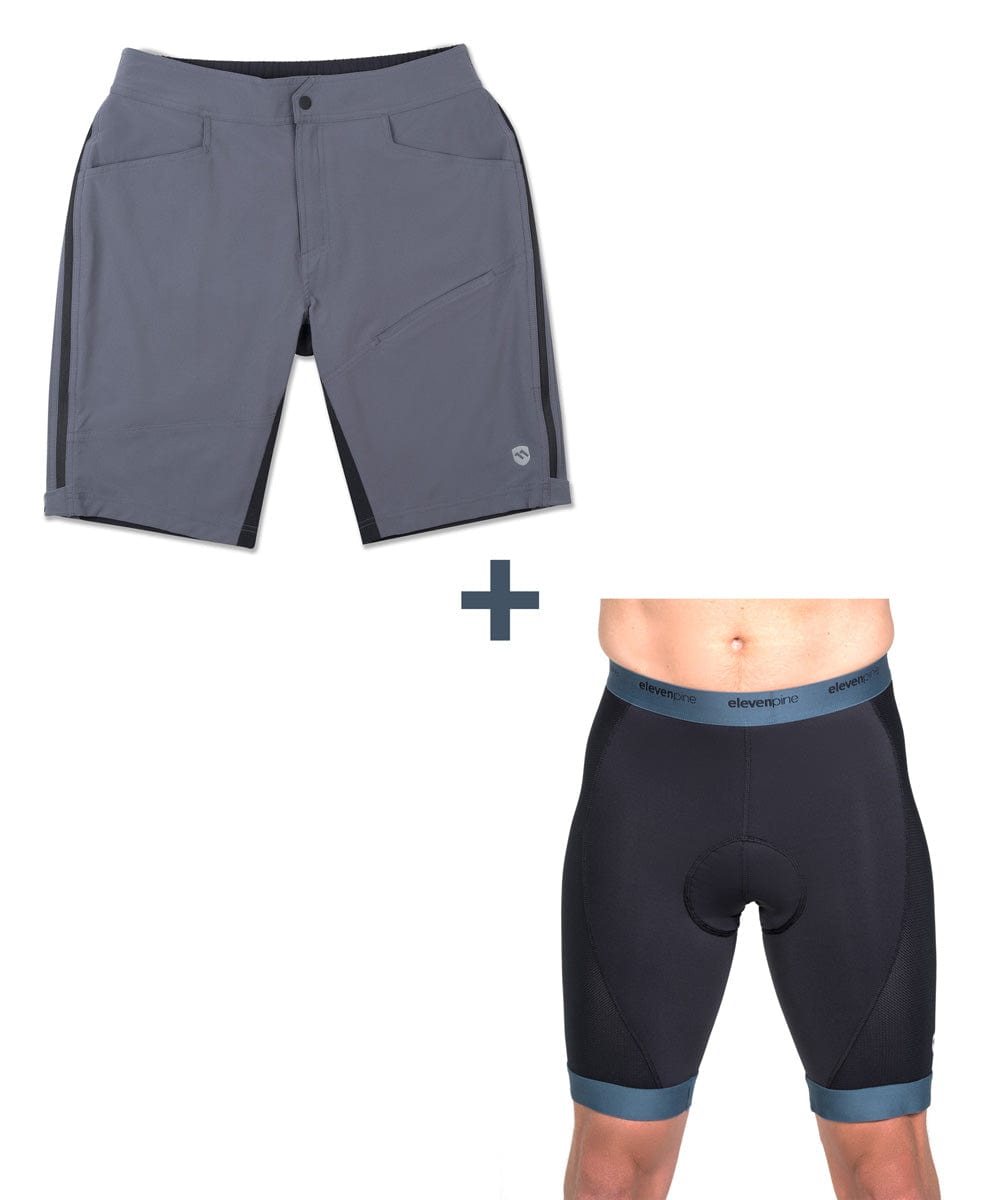 COMBO DEAL: Men&#39;s Detour Shorts &amp; Liberator Liner-Combo-ELEVENPINE