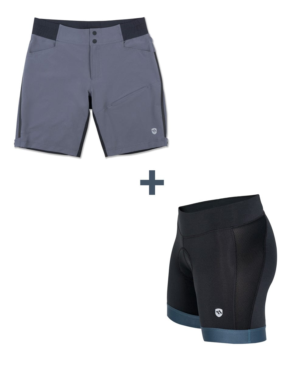 COMBO DEAL: Women's RideAway Shorts & Liberator Liner-Combo-ELEVENPINE
